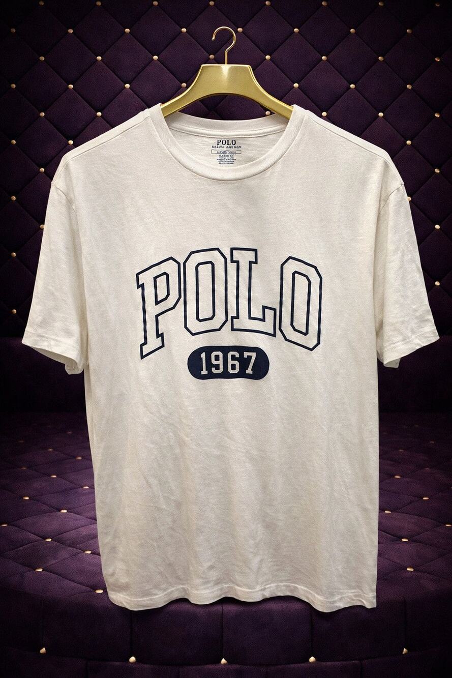 POLO RALPH LAUREN 1967 COLLEGIATE SPELLOUT S/S T SHIRT